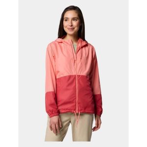 Kurtka przeciwwiatrowa damska Columbia Flash Forward II Windbreaker. Czerwone kurtki Columbia, m, bez wzorów, z poliesteru, bez kaptura. Za 141,99 zł.