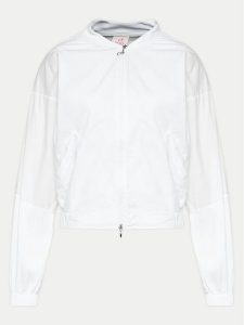 Deha Bluza D02740 Biały Regular Fit. Białe bluzy Deha, m, bez wzorów, z bawełny, bez kaptura. Za 379,99 zł.