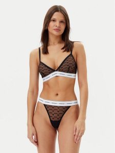 Guess Komplet bielizny O5RG05 KCMT0 Czarny. Czarne komplety bielizny Guess, z aplikacjami, z syntetyku. Za 179,99 zł.