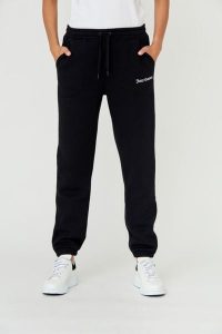 JUICY COUTURE Czarne damskie spodnie Sora, Rozmiar S. Czarne spodnie dresowe Juicy Couture, s, bez wzorów, z dresówki. W wyprzedaży za 299,99 zł.