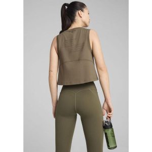 Damski top bez rękawów PUMA x HYROX CLOUDSPUN PUMA Loden Green. Zielone topy Puma, m, bez wzorów, sportowe, bez kołnierzyka, bez ramiączek. W wyprzedaży za 114,00 zł.