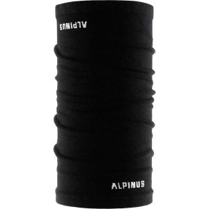Komin na szyję trekkingowy Alpinus Utulik Miyabi Black. Czarne szaliki ALPINUS, bez wzorów. Za 45,99 zł.