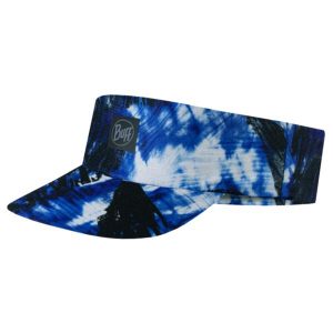 Czapka z daszkiem dla dorosłych Buff Pack Speed Visor. Niebieskie czapki Buff, bez wzorów, z elastanu, sportowe. W wyprzedaży za 77,94 zł.