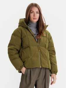 United Colors Of Benetton Kurtka puchowa 22T6DN086 Zielony Regular Fit. Zielone kurtki United Colors of Benetton, m, bez wzorów, z puchu, bez kaptura. Za 529,99 zł.