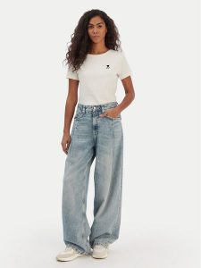 BOSS T-Shirt Elove 50556994 Beżowy Regular Fit. Brązowe t-shirty Boss, xl, bez wzorów, z bawełny, bez kołnierzyka, bez ramiączek. Za 229,99 zł.