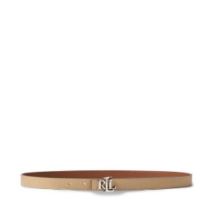 Pasek LAUREN RALPH LAUREN. Brązowe paski Lauren Ralph Lauren, bez wzorów. Za 377,99 zł.