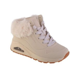 Buty SKECHERS UNO-FALL AIR Biały. Brązowe buty trekkingowe Skechers, z materiału, bez zapięcia. Za 249,99 zł.