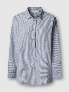 Pepe Jeans Koszula "Bernany" w kolorze niebiesko-białym rozmiar: M. Białe koszule Pepe Jeans, m, bez wzorów, z jeansu, bez kołnierzyka, bez ramiączek. Za 173,99 zł.