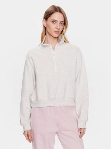 New Balance Bluza WT31501 Szary Oversize. Szare bluzy New Balance, l, bez wzorów, z bawełny, bez kaptura. Za 249,99 zł.