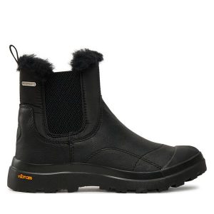 Śniegowce EMU Australia. Czarne buty zimowe EMU Australia, bez obcasa, bez zapięcia. Za 899,99 zł.