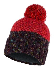 Buff Czapka "Janna" w kolorze czerwonym ze wzorem rozmiar: onesize. Czerwone czapki Buff, bez wzorów, z polaru. Za 92,42 zł.