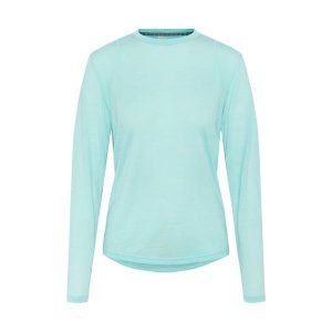 Damska koszulka z długim rękawem Kari Traa Embla. Niebieskie koszule nocne Kari Traa, bez wzorów, bez ramiączek. Za 370,00 zł.