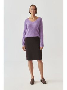 TATUUM Spódnica w kolorze brązowym rozmiar: 40. Brązowe spódnice Tatuum, bez wzorów, midi. Za 179,22 zł.