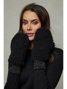 Soft Cashmere Rękawiczki w kolorze czarnym rozmiar: onesize. Czarne rękawiczki Soft Cashmere, bez wzorów, z materiału. Za 81,95 zł.