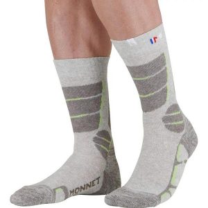 Skarpetki Monnet Lin Haute. Niebieskie skarpetki MONNET, bez wzorów, z bawełny. Za 139,00 zł.