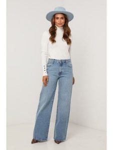 Soft Cashmere Golf w kolorze białym rozmiar: 38/40. Białe golfy Soft Cashmere, bez wzorów, z kaszmiru. Za 100,99 zł.