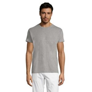 Koszulka Regent Melange Slim Unisex Dla Dorosłych. Szare bluzki SOL'S, l, bez wzorów, sportowe, bez kołnierzyka, bez ramiączek. Za 35,99 zł.