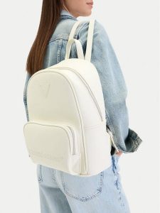 Guess Jeans Plecak CWBEO-GUESS-B-011-09 Écru. Białe plecaki Guess Jeans. Za 279,99 zł.