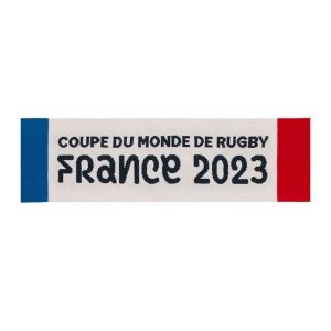 Szalik na Puchar Świata w Rugby 2023 France. Niebieskie szaliki MACRON, bez wzorów. Za 160,50 zł.