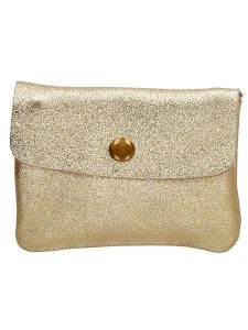 Charm Portfel "Elisa" w kolorze złotym - 11 x 1,5 x 7,5 cm rozmiar: onesize. Żółte portfele Charm, bez wzorów, z materiału. Za 39,45 zł.