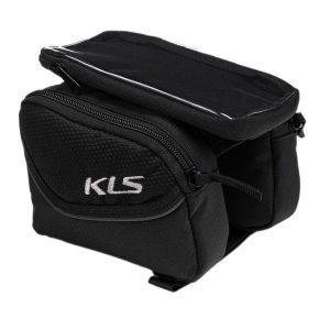 Torba rowerowa na ramę Kellys ALPHA. Czarne torebki klasyczne Kellys, bez wzorów, bez dodatków. Za 69,99 zł.