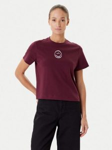 Vero Moda T-Shirt Sara 10311633 Fioletowy Regular Fit. Fioletowe t-shirty Vero Moda, m, bez wzorów, z bawełny, bez kołnierzyka, bez ramiączek. Za 89,99 zł.