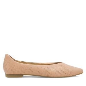 Baleriny Lasocki. Czerwone balerinki Lasocki, bez wzorów, bez obcasa, bez zapięcia. Za 159,99 zł.