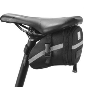 Torba rowerowa pod siodełko. Czarne torebki klasyczne SAHOO, bez wzorów, bez dodatków. Za 19,99 zł.