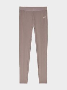 4F Legginsy sportowe w kolorze szarobrązowym rozmiar: M. Brązowe legginsy 4f, m, bez wzorów, z materiału, outdoorowe. Za 70,24 zł.