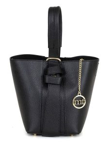 Mia Tomazzi Skórzana torebka w kolorze czarnym - 15 x 21 x 15 cm rozmiar: onesize. Czarne torebki klasyczne Mia Tomazzi, bez wzorów, z materiału, przez ramię, bez dodatków. Za 282,99 zł.