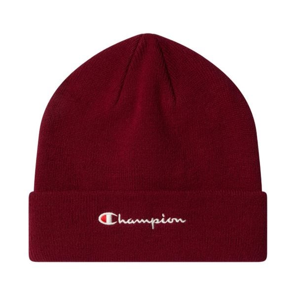 Czapka Champion Beanie Cap 806064. Czerwone czapki Champion, bez wzorów, sportowe. Za 55,99 zł.