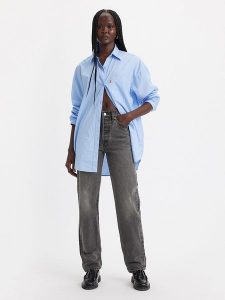 Levi´s Dżinsy "501 '81" - Regular fit - w kolorze antracytowym rozmiar: W32/L31. Czarne jeansy z aplikacjami, z podwyższonym stanem. Za 144,58 zł.