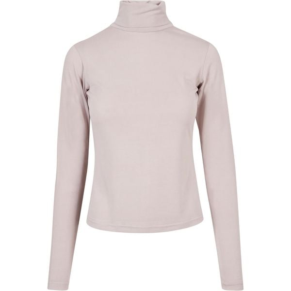 Damska bluza z długim rękawem z golfem z modalu Urban Classics. Szare golfy Urban Classics, bez wzorów. Za 137,00 zł.