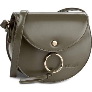 Torebka MONNARI - BAG0610-008 Zielony. Zielone listonoszki marki Monnari, ze skóry ekologicznej. W wyprzedaży za 99,00 zł.
