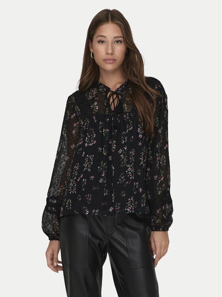 ONLY Koszula Tessa 15303600 Czarny Regular Fit. Czarne koszule ONLY, s, bez wzorów, z syntetyku, bez kołnierzyka, bez ramiączek. Za 79,99 zł.