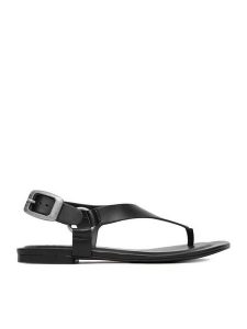 G-Star Raw Sandały EO-ELLIS-01 Czarny. Czarne sandały G-Star Raw, bez wzorów, ze skóry, bez obcasa, na płaskiej podeszwie, bez zapięcia. Za 279,99 zł.