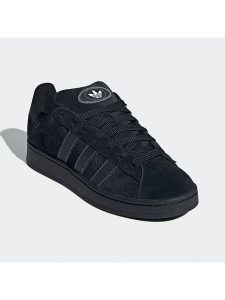 Adidas Skórzane sneakersy "Campus 00s" w kolorze czarnym rozmiar: 38,5. Czarne trampki ADIDAS, bez wzorów, bez zapięcia. Za 244,22 zł.