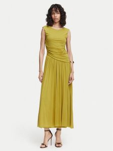 Vero Moda Sukienka wieczorowa Penelope 10351455 Zielony Regular Fit. Zielone kombinezony Vero Moda, xl, bez wzorów, z syntetyku, wizytowe, bez kołnierzyka, bez ramiączek. Za 203,99 zł.
