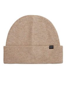 MOSS COPENHAGEN Czapka beanie "Rachelle" w kolorze beżowym rozmiar: onesize. Brązowe czapki Moss Copenhagen, bez wzorów, z materiału. Za 87,95 zł.