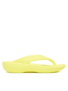 Crocs Japonki Mellow Recovery Flip 211100 Żółty. Żółte klapki Crocs, bez wzorów, z tworzywa sztucznego, bez obcasa. Za 139,99 zł.