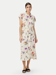 YAS Sukienka koszulowa Asina 26034003 Écru Regular Fit. Kombinezony YAS, m, bez wzorów, z wiskozy, bez kołnierzyka, bez ramiączek. Za 399,99 zł.