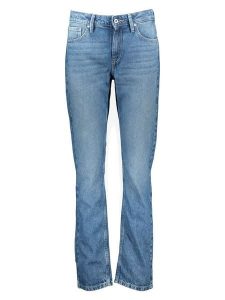 Pepe Jeans Dżinsy - Regular fit - w kolorze niebieskim rozmiar: W27/L32. Niebieskie jeansy Pepe Jeans, z aplikacjami, z jeansu. Za 202,03 zł.