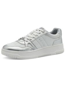 S.Oliver Sneakersy w kolorze szaro-białym rozmiar: 37. Białe trampki s.Oliver, bez wzorów, bez zapięcia. Za 197,63 zł.