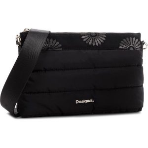Torebka DESIGUAL - 18WAXFAV 2000. Czarne listonoszki marki Desigual, z materiału. W wyprzedaży za 159,00 zł.