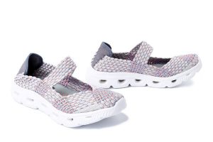 ROCK SPRING DJANGO grey brix, półbuty letnie damskie. Szare półbuty Rock Spring, na lato, bez wzorów, bez obcasa, bez zapięcia. Za 175,92 zł.