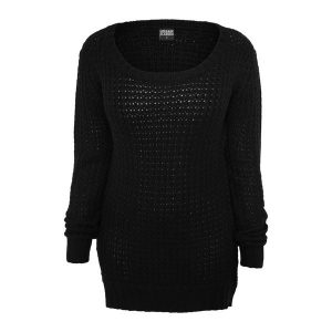 Długi Kombinezon Damski Z Szerokim Dekoltem. Czarne kombinezony Urban Classics, s, bez wzorów, bez kołnierzyka, bez ramiączek, długie. Za 120,99 zł.