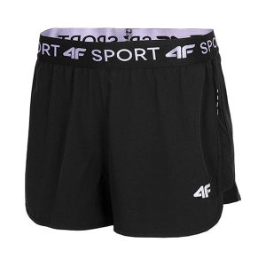 4F Kolarki w kolorze czarnym rozmiar: XS. Czarne spodnie dresowe 4f, xs, bez wzorów, z materiału. Za 30,85 zł.
