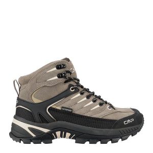 Buty trekkingowe damskie CMP RIGEL 2.0 MID skóra wodoodporne. Szare buty trekkingowe CMP, ze skóry, bez zapięcia. Za 449,99 zł.