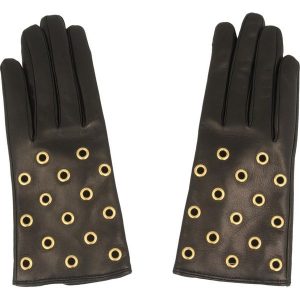 Rękawiczki Damskie COCCINELLE - XY2 Guanti C7 XY2 41 01 01 S Nero/Oro 358. Czarne rękawiczki marki Coccinelle, ze skóry. W wyprzedaży za 429,00 zł.