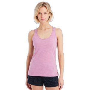 Damski tank top Protest Prtbeccles. Czerwone topy Protest, bez wzorów, z bawełny, bez kołnierzyka, bez ramiączek. Za 174,00 zł.